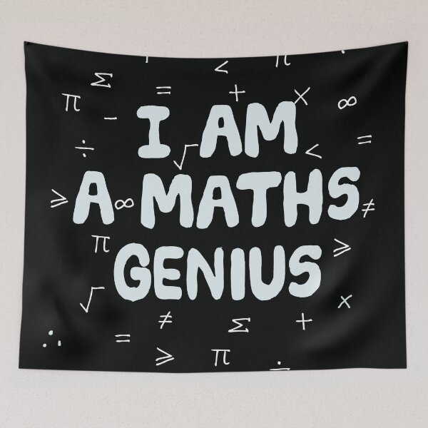 Item preview, I am a maths genius designed and sold by MiowandMolly.