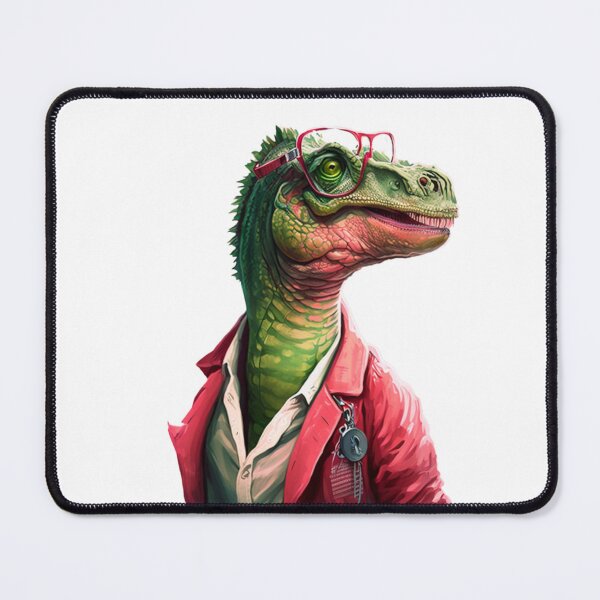 Item preview, Pink Jacketed Dino Doctor with Pink Glasses designed and sold by zzibel.