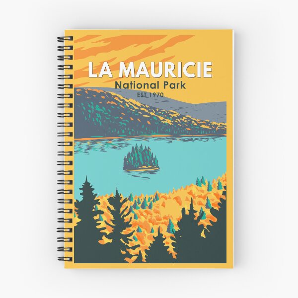 Item preview, La Mauricie National Park Travel Art Vintage designed and sold by KrisSidDesigns.