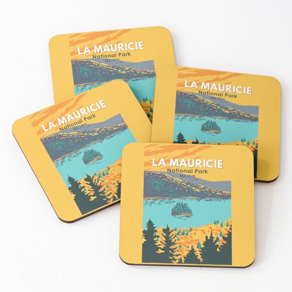 Item preview, La Mauricie National Park Travel Art Vintage designed and sold by KrisSidDesigns.