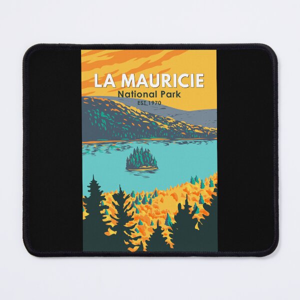 Item preview, La Mauricie National Park Travel Art Vintage designed and sold by KrisSidDesigns.
