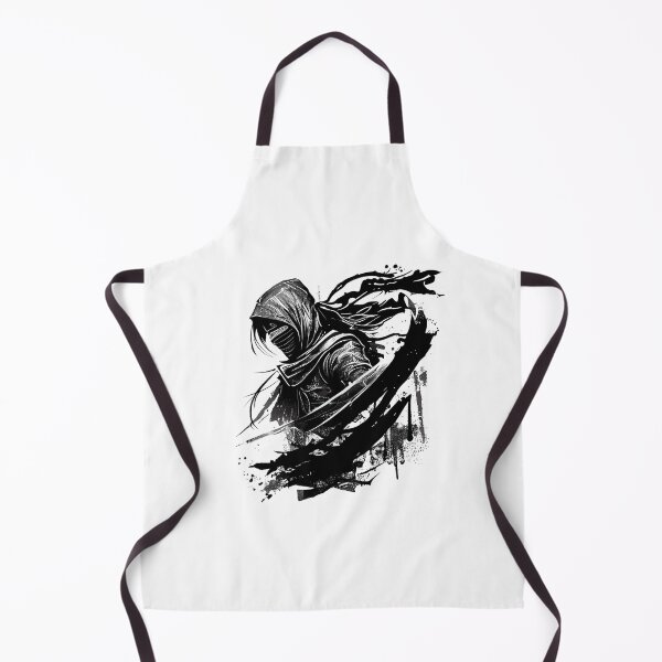 Item preview, Ninja Warrior in Black Ink designed and sold by ShadowAndSlate.