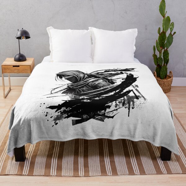 Item preview, Ninja Warrior in Black Ink designed and sold by ShadowAndSlate.