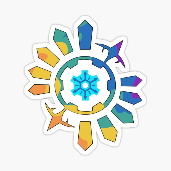 rainbow timegear Sticker