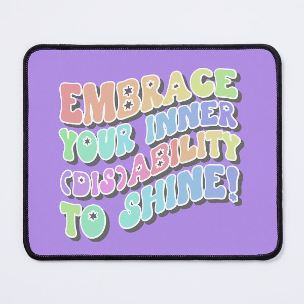 Item preview, Empowerment Vintage Typography - Embrace Your Inner (Dis)Ability & Shine! designed and sold by ElLocoMus.