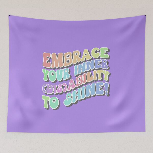 Item preview, Empowerment Vintage Typography - Embrace Your Inner (Dis)Ability & Shine! designed and sold by ElLocoMus.