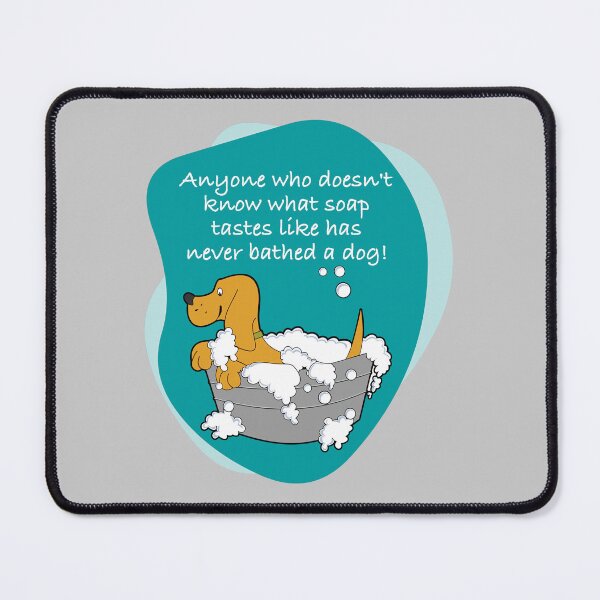 Item preview, Bubble Bath Bliss for Dogs | A Must-Have for Dog Lovers (Aqua) designed and sold by Strad Digital ART.