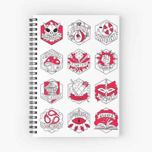 Item preview, Dungeons and Dragons Classes designed and sold by 42paintbrushes.