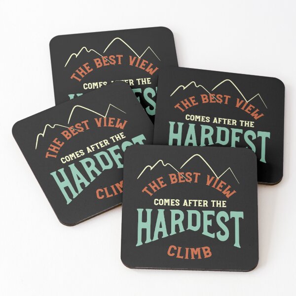 Item preview, The Best View Comes After the Hardest Climb designed and sold by whyitsme.