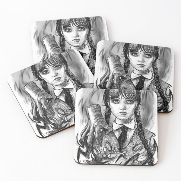 Item preview, Wednesday Addams Fan Art  designed and sold by olgashute-art.