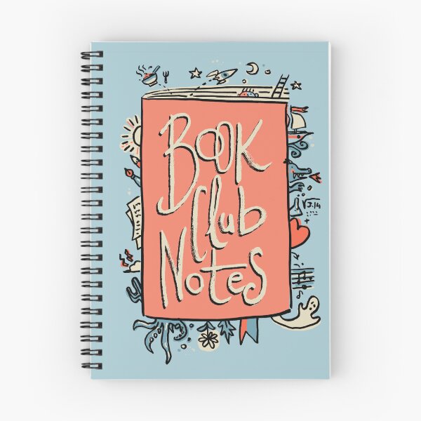 Item preview, Book Club Notes - Blue designed and sold by LeticiaPlate.