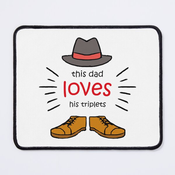 Item preview, This Dad Loves His Triplets designed and sold by MARCAMARCA.