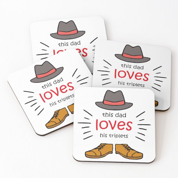 Item preview, This Dad Loves His Triplets designed and sold by MARCAMARCA.
