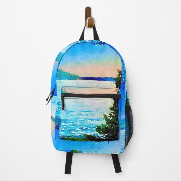 Item preview, Lake George, NY watercolor view designed and sold by Susan Gallup.