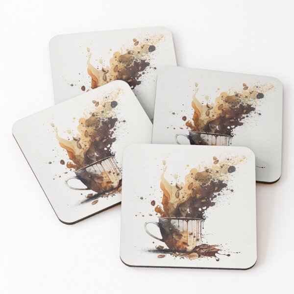 Item preview, coffee watercolor designed and sold by shokA Design.