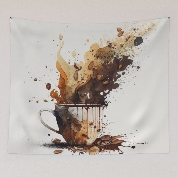 Item preview, coffee watercolor designed and sold by shokA Design.