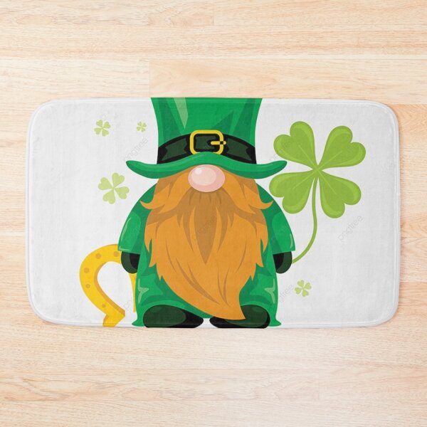 Item preview, Saint Patrick with clover and golden horseshoe designed and sold by polich.