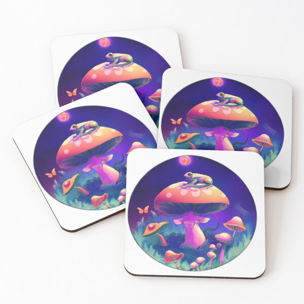 Item preview, Frog on Mushroom Cute Essential designed and sold by PODUNUSUAL.