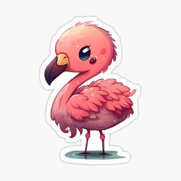 Item preview, Funky Flamingo designed and sold by StickerCentralz.