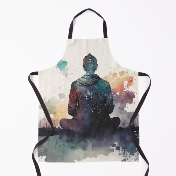 Item preview, meditation buddha watercolor designed and sold by shokA Design.