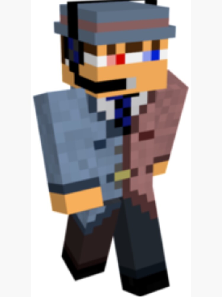 Detective Jack Manifold Minecraft Skin  Magnet for Sale by