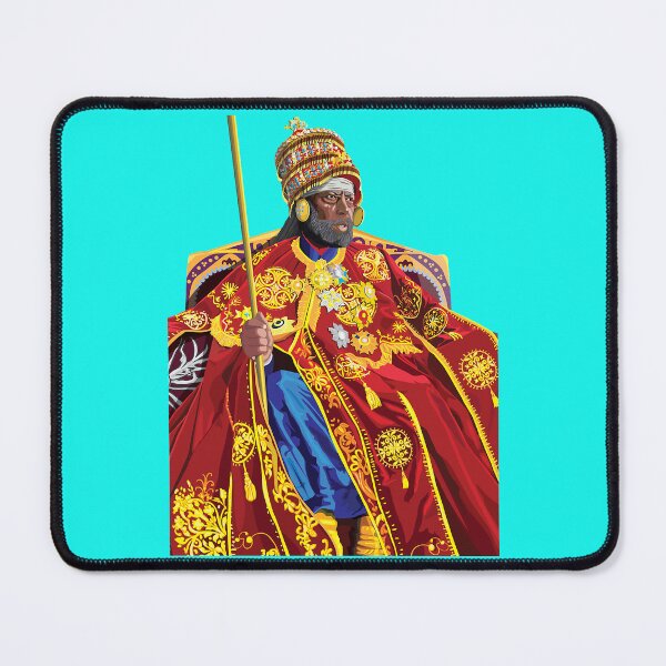 Item preview, Menelik II - Emperor of Ethiopia . Emperor Menelik II designed and sold by CovidLocky.