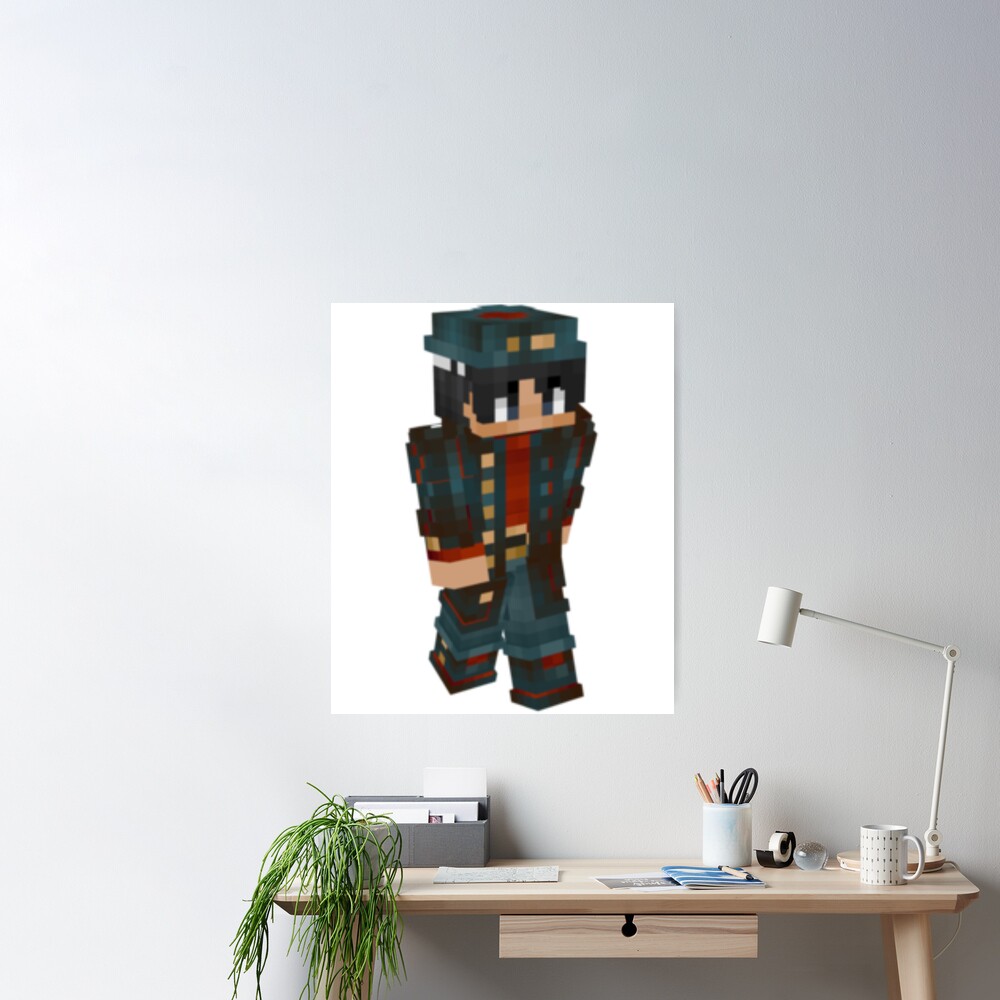 Dreamon Hunters Sapnap Minecraft Skin  Poster for Sale by chigaiuytin36