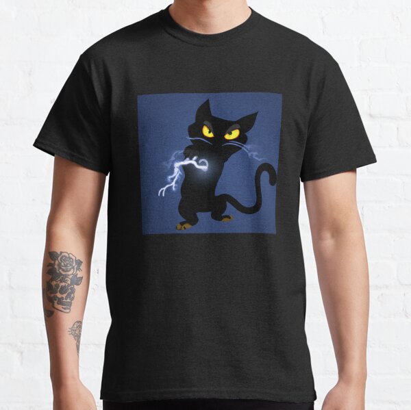 Lightning cat t shirt best sale