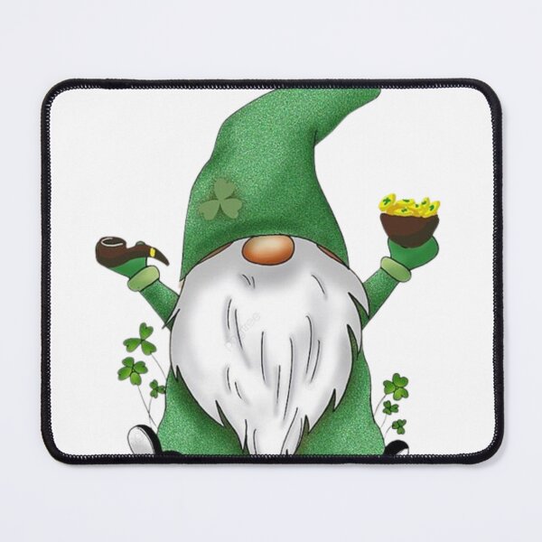 Item preview, st. Patrick gnome with clover and gold designed and sold by polich.