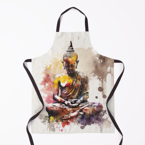 Item preview, meditation buddha watercolor designed and sold by shokA Design.