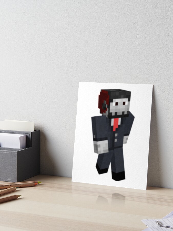 Sapnap MC Skin | Art Board Print