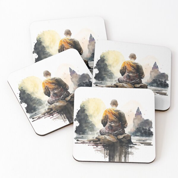 Artikelvorschau, meditation watercolor entworfen und verkauft von shokA Design.