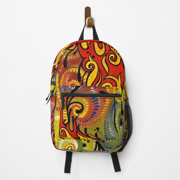 Item preview, Abstract Butterfly Backpack - Mediterranean Style - Street Art [FotisOntaz] designed and sold by Fotizontas.