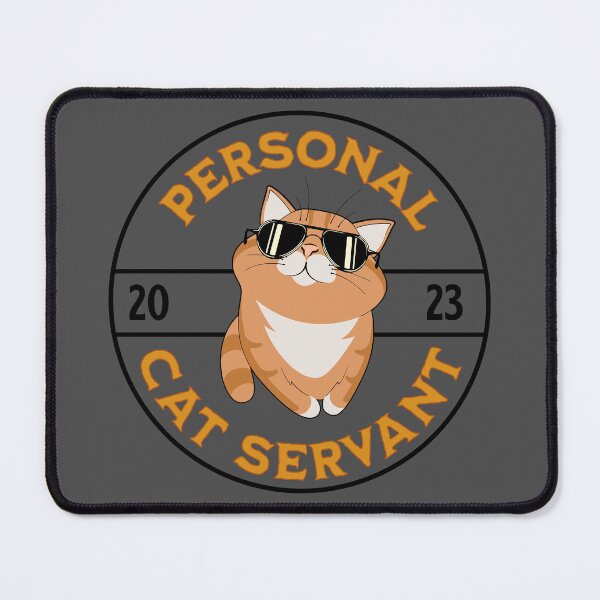Item preview, Personal Cat Servant - Cool Kitten - Retro Funny designed and sold by Miralspicks.