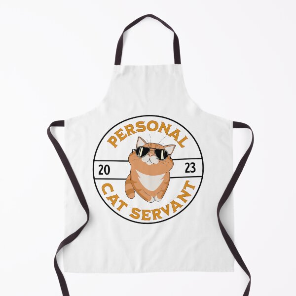 Item preview, Personal Cat Servant - Cool Kitten - Retro Funny designed and sold by Miralspicks.