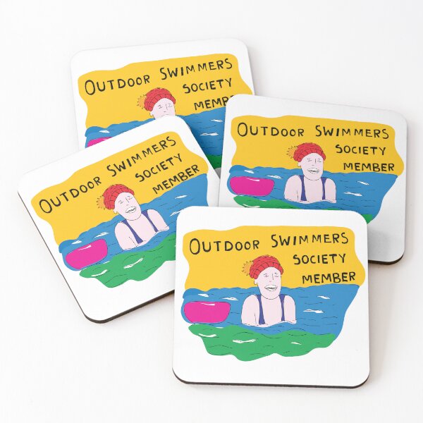 Item preview, Outdoor swimmers society member sea swim designed and sold by MiowandMolly.