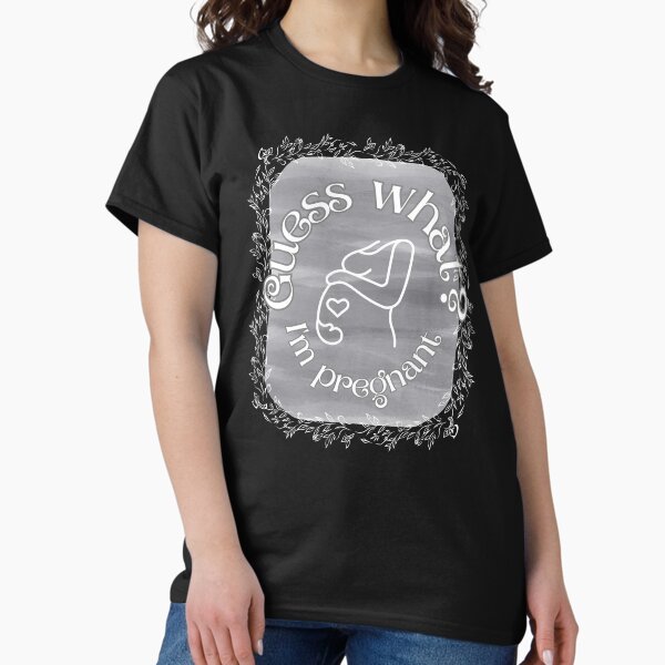 Item preview, Guess what - I am pregnant, cute pregnancy reveal designed and sold by Smitzprints.