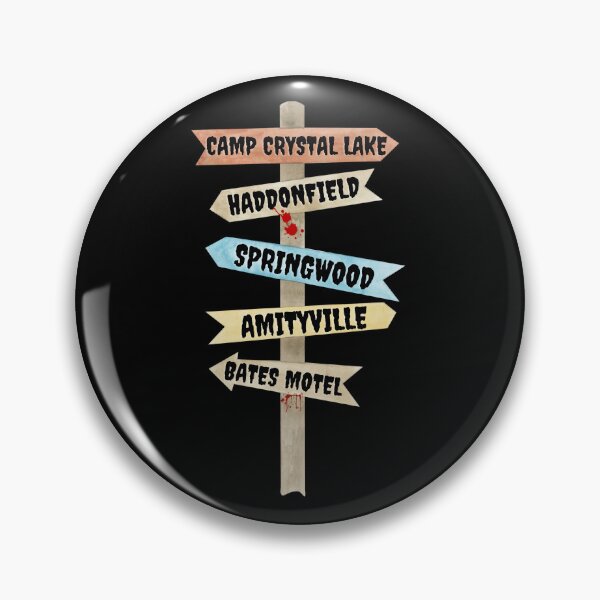 Item preview, Horror Movie Road Signs designed and sold by Halloweenville.
