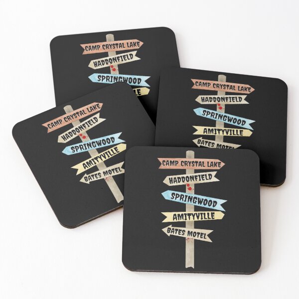 Item preview, Horror Movie Road Signs designed and sold by Halloweenville.