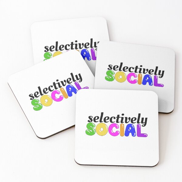 Item preview, Selectively Social designed and sold by juliaplusgents.
