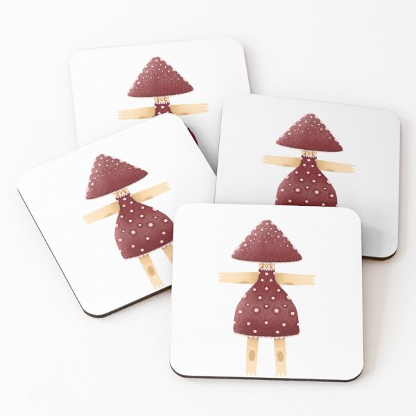 Item preview, Cute Mushroom Princess designed and sold by Martyna Kamieńska.