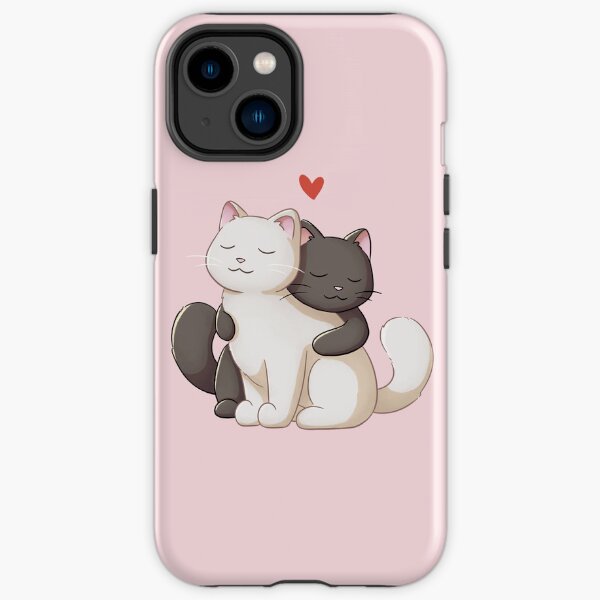 Cat hug iPhone Tough Case