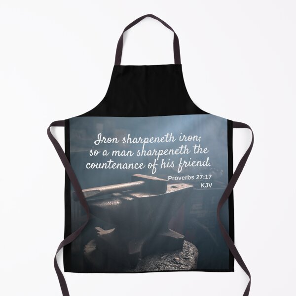 Item preview, Proverbs 27:17 King James Version Bible Verse designed and sold by Caregiverology.