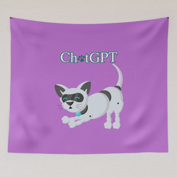 Item preview, GPT chat, Cat I farted robot, Humor designed and sold by Ksmith-Style.