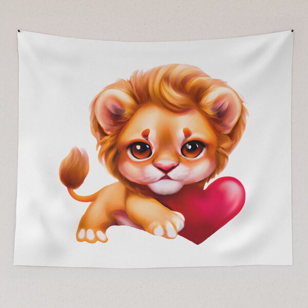 Item preview, Cute Adorable Kawaii Baby Lion designed and sold by Trace1234.
