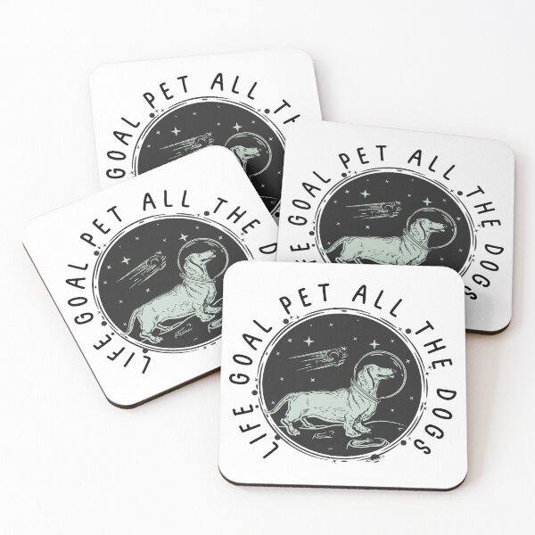 Item preview, Life Goal Pet All The Dogs Quotes designed and sold by Pixelish.