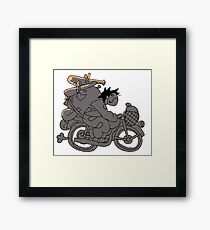OFF - Motorcyclist Zacharie Framed Print