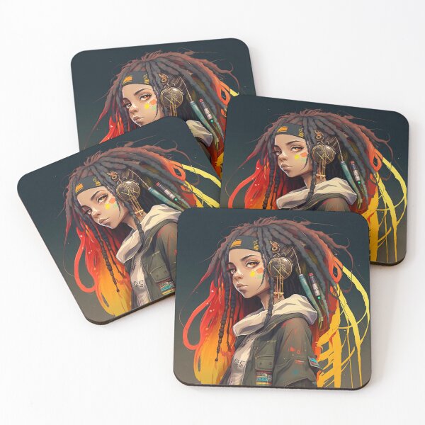 Item preview, Girl with dreadlocks  designed and sold by Yan Art.