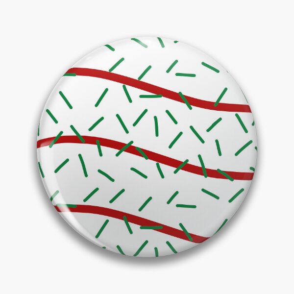 Item preview, Red and Green Christmas Tree Cake Print designed and sold by PinHookPrincess.