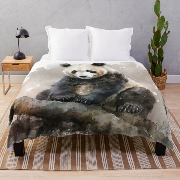 Item preview, panda watercolor designed and sold by shokA Design.